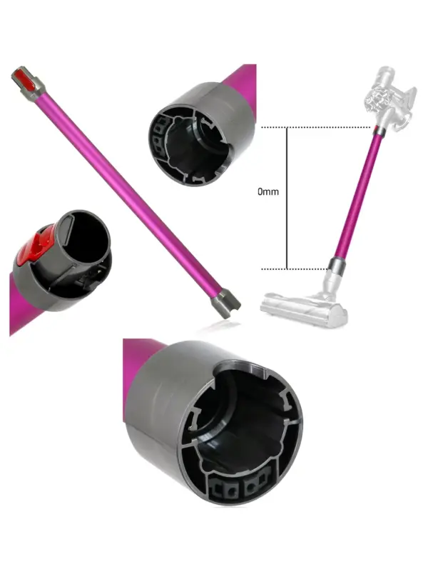 Dyson Fuchsia Cordless Vacuum with Rod Wand – V7, V8, V10, SV11