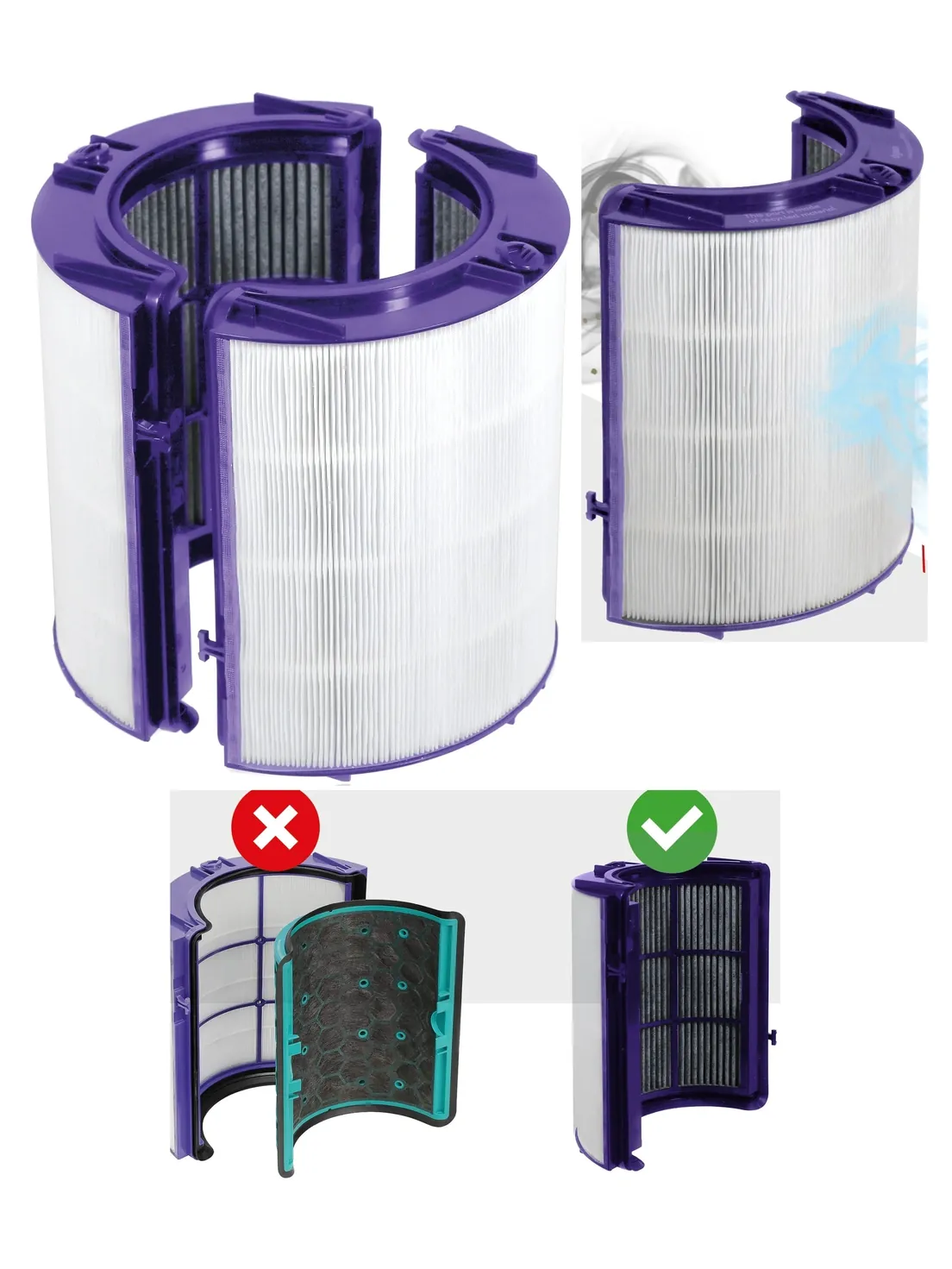 Dyson HEPA Replacement Filter for DP04, HP04-HP09, TP04-TP09, PH01-04