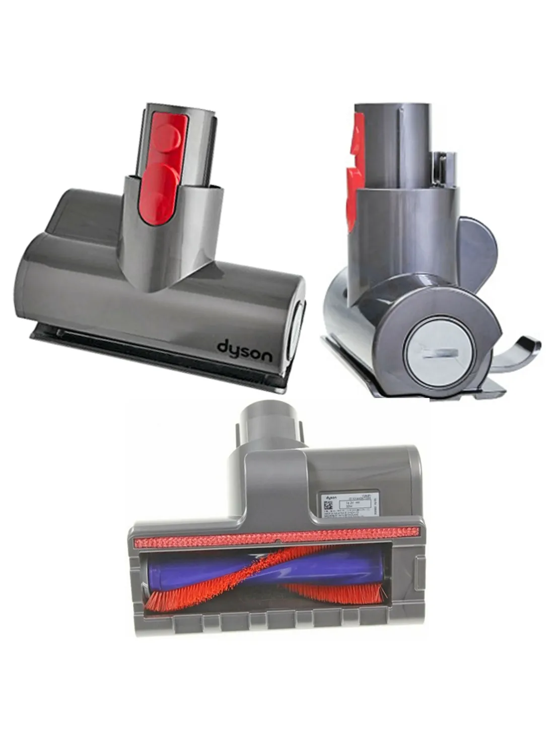 Dyson Mini Brush Head with Quick‑Release for Motorhead