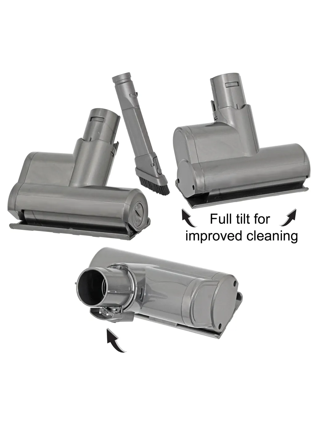 Dyson Mini Turbine Motorized Brush + Crevice Tool for SV03‑SV06