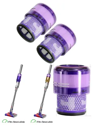 Dyson Omni-Glide SV19 Vacuum Cleaner with Washable Filter – Set of 2