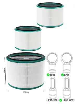 Dyson Pure Cool HEPA Filter - Fits DP01/DP03/HP00/HP02 - 2 Pack