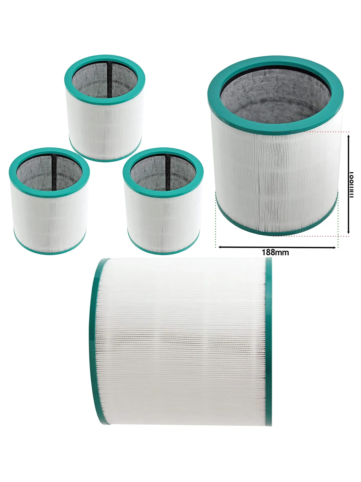Dyson Pure Cool HEPA Filter Set Fits AM11 TP00 TP02 TP03