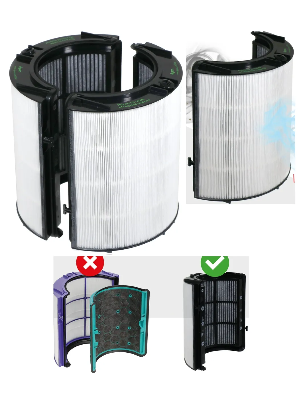 Dyson Pure Cool TP04 Fan & Air Purifier with HEPA & Carbon Filter