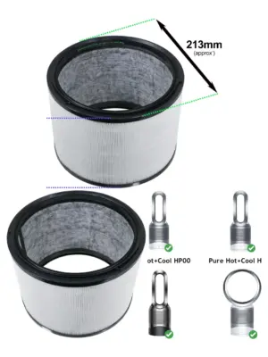 Dyson Pure Hot+Cool HEPA Glass Filter – fits HP00‑HP03 & DP01/DP03