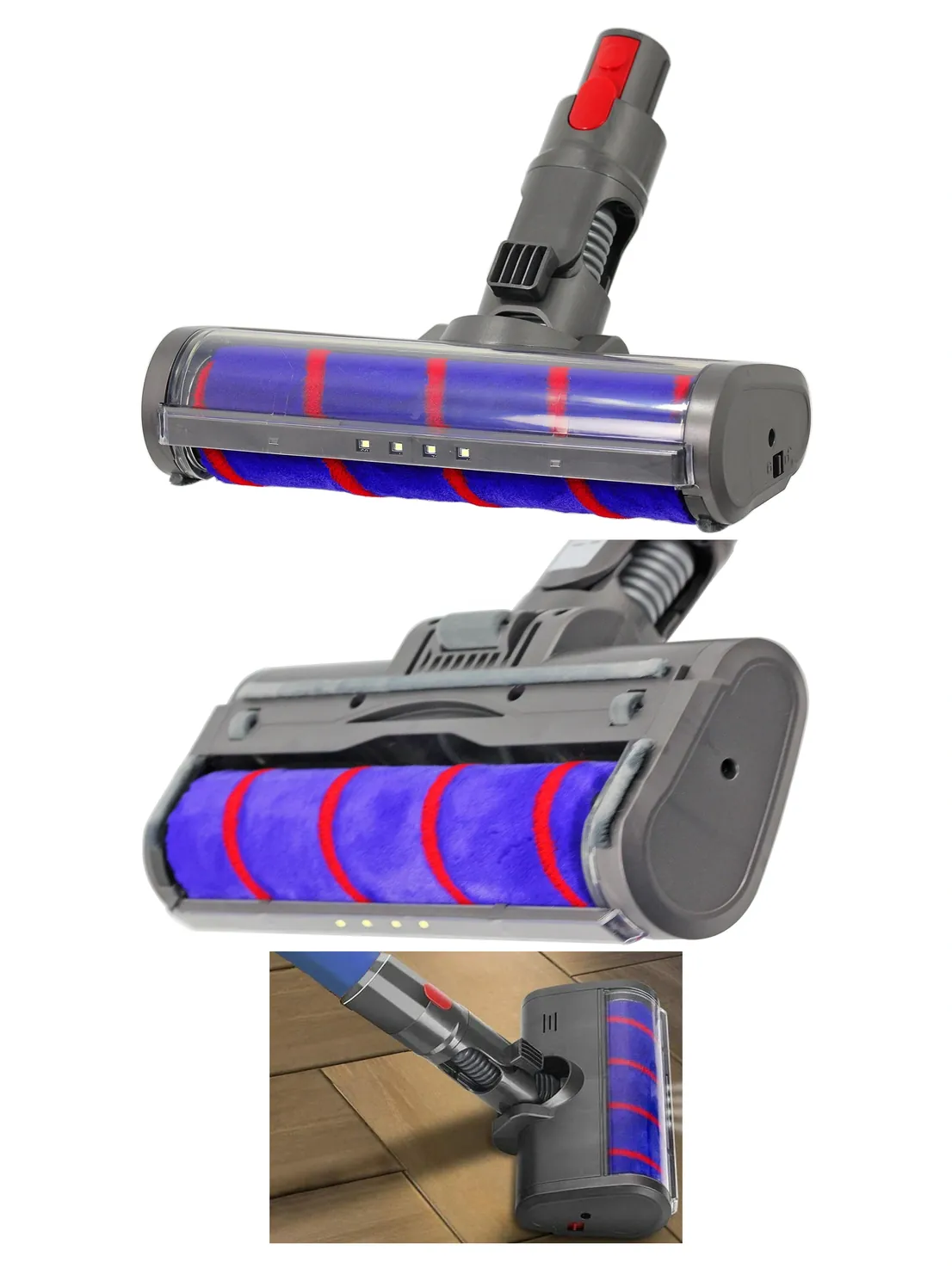 Dyson Soft Roller Brush for Hard Floors – Fits V7/V8/V10/V11/V15 Vacuums