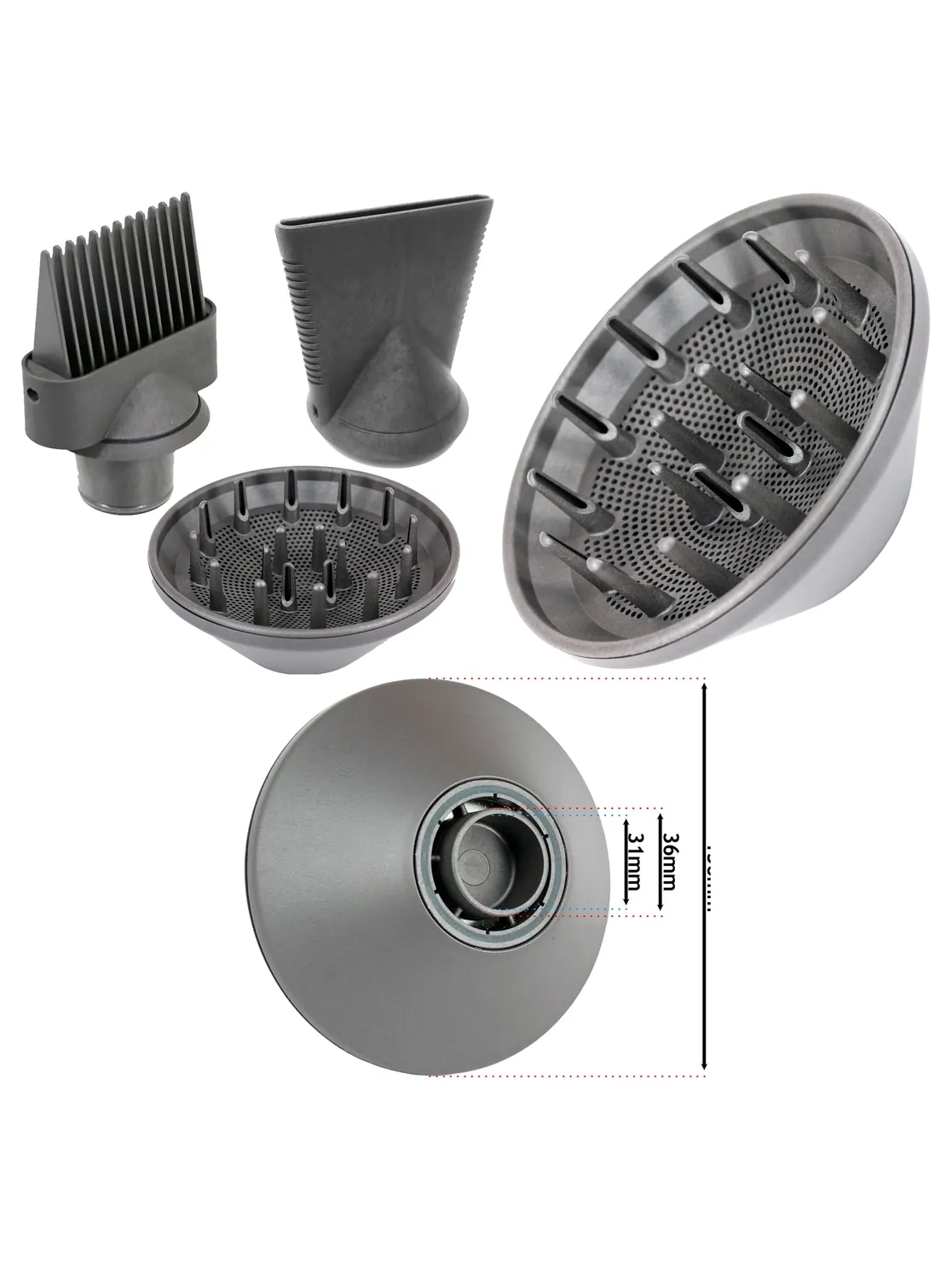 Dyson Supersonic Diffuser & Comb Attachment - Fits HD01/HD02/HD03
