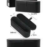 Dyson Supersonic Hair Dryer Travel Case – Black Protective Storage Bag