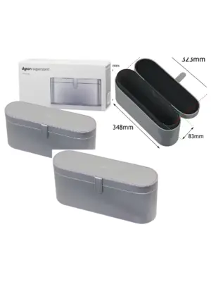 Dyson Supersonic Hair Dryer Travel Case – Silver Storage Box