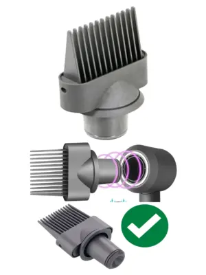 Dyson Supersonic Wide-Tooth Comb – Fits HD01‑HD08 Hair Dryer