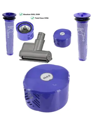 Dyson SV05/SV06/SV09 Motor Filter Kit with Mini Turbine Tool