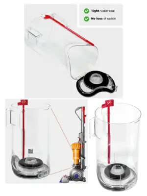 Dyson UP22/UP32 Animal Vacuum Replacement Dust Bin – Multi Ball