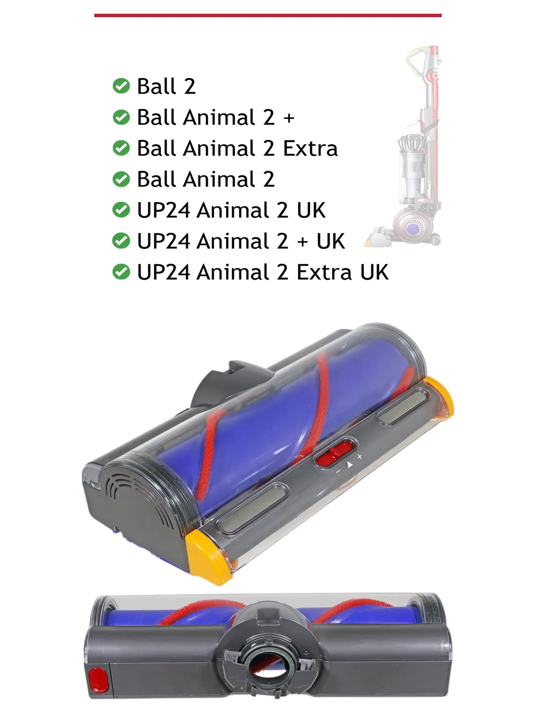 Dyson UP24 Ball Animal 2 Turbine Head Brush Attachment 968642-02