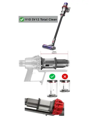 Dyson V10 Red Big‑Body Cyclone Vacuum Motor SV12 – 969596‑07