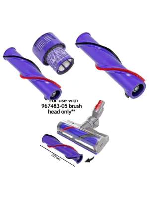 Dyson V10 SV12 Compatible Brush Roll & Washable Filter – 237mm