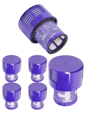 Dyson V10 SV12 Replacement Filter Set – Blue, 4-Pack