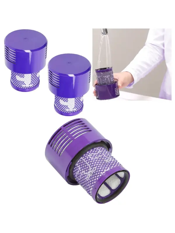 Dyson V10/V12 Cordless Vacuum Replacement Filter - Blue, 2-Pack