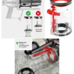 Dyson V10 V12 V27 Vacuum Dust Bin with Brush Compatible Replacement