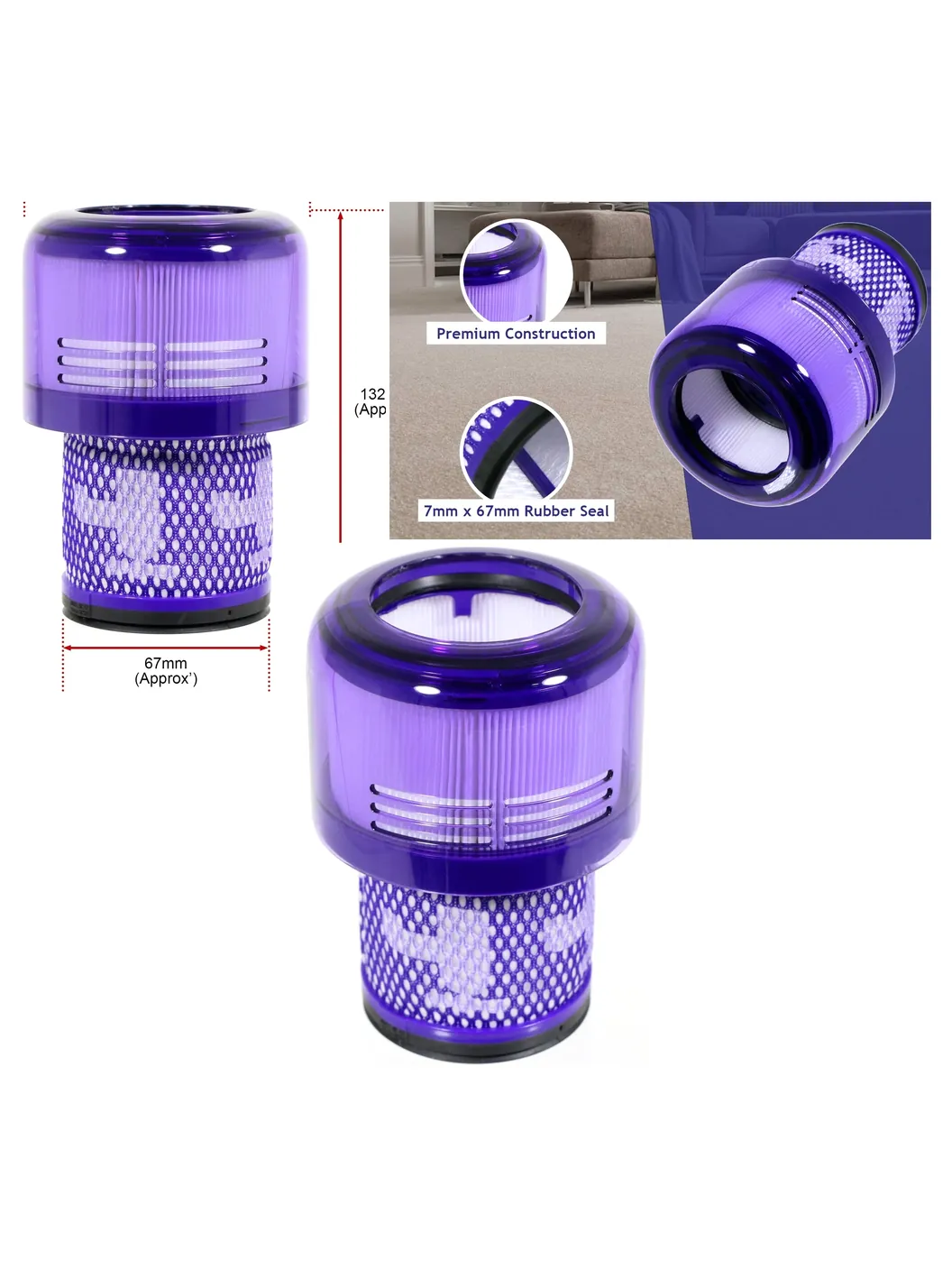 Dyson V11 Genuine SV14 Cyclone Vacuum Filter – Part 970013-02