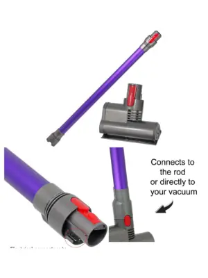 Dyson V11 Mini Motorized Turbine Brush with Purple Wand Tube