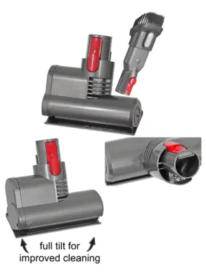 Dyson V11 Mini Turbine Brush + 2‑in‑1 Motorized Tool Attachment