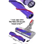 Dyson V11 SV14 237mm Brush Roll & Washable Filter Kit