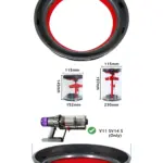 Dyson V11/V14/V15 Dust Bin Seal - Top Ring Gasket Replacement