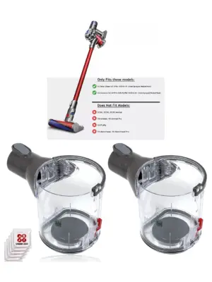 Dyson V6 Replacement Dust Bin with Fresheners – Fits SV06/SV09 Models