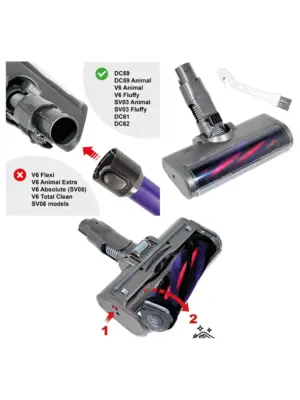 Dyson V6 SV03 Floor Brush – Animal/Fluffy Motorhead