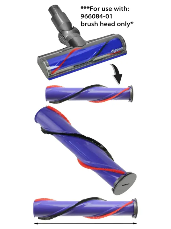 Dyson V6/V7 SV04/SV06/SV09/SV11 240mm Brush Roll for Total Clean