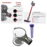 Dyson V6 Vacuum Dust Bin with Pre-Motor Filter Red Replacement Part
