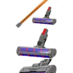 Dyson V7/V11 Soft Roller Hard Floor Turbine Brush with Orange Wand