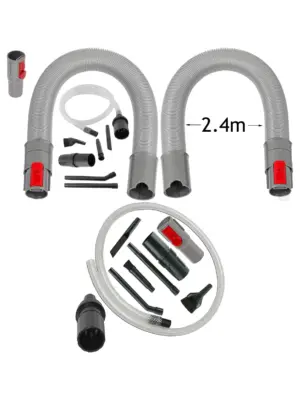 Dyson V7/V8/SV10/SV11 Car Cleaning Kit with Long Quick-Release Hose