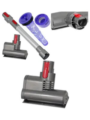 Dyson V8 Mini Turbine Brush + Extension Tube & Filters