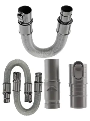 Dyson Vacuum Extension Hose Set – 2 Hoses & 2 Universal Adapters