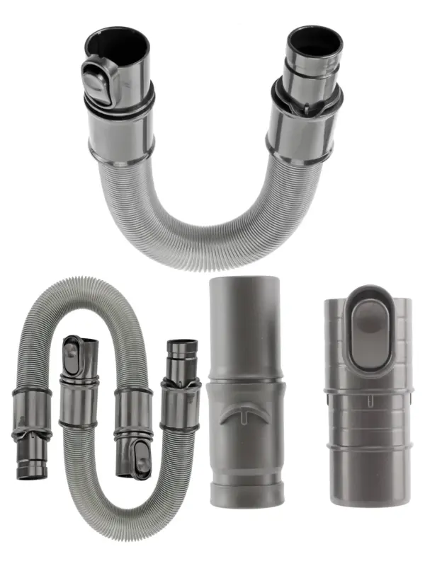 Dyson Vacuum Extension Hose Set – 2 Hoses & 2 Universal Adapters