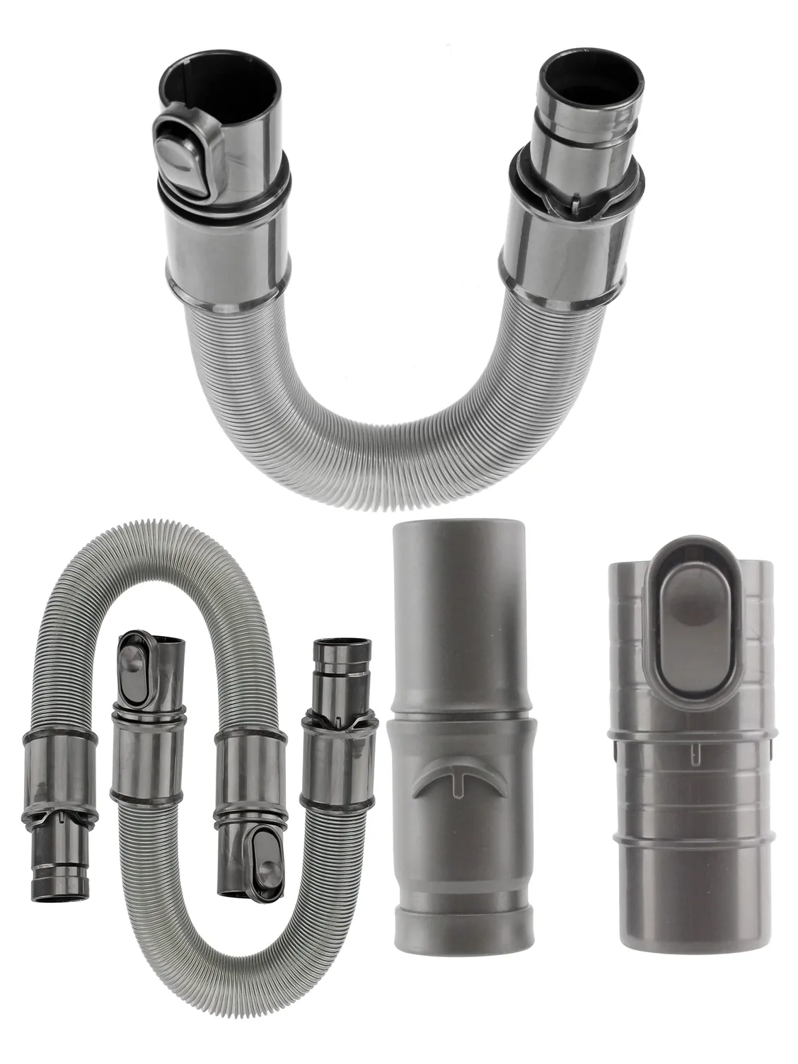 Dyson Vacuum Extension Hose Set – 2 Hoses & 2 Universal Adapters