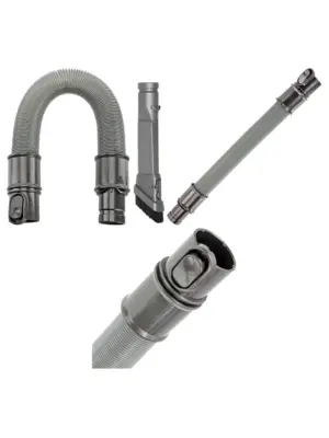 Dyson Vacuum Extension Hose with Crevice & Brush Attachments