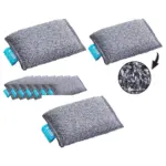 E-Cloth Non‑Scratch Scrubbing Pads – 8 Pack for Kitchen & Bathroom