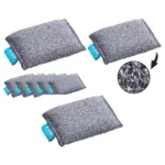 E-Cloth Reusable Non‑Scratch Scrubbing Pads – 6 Pack for Kitchen