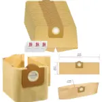 Earlex Vacuum Dust Bags – Wet/Dry Combo (15 Pack) + Freshener Tabs