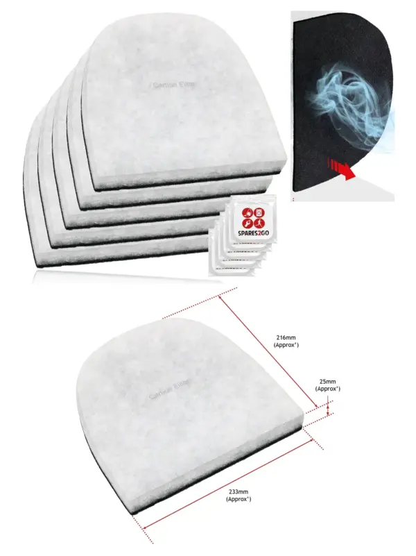 Ebac 2000 Series Carbon Filter Pack – 5 Filters & Fresheners
