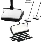 Eco Manual Floor Sweeper – Lightweight Brush for Hard Floors & Carpets