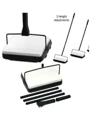 Eco Manual Floor Sweeper – Lightweight Brush for Hard Floors & Carpets