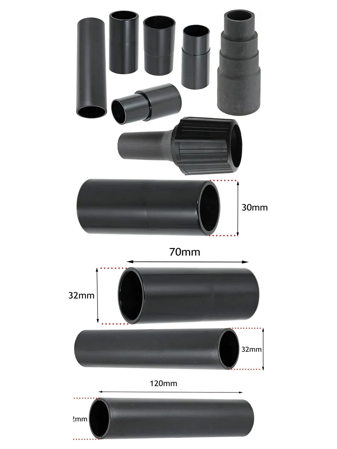 EINHELL Sander Dust Extraction Adapter 26-38mm Universal Port