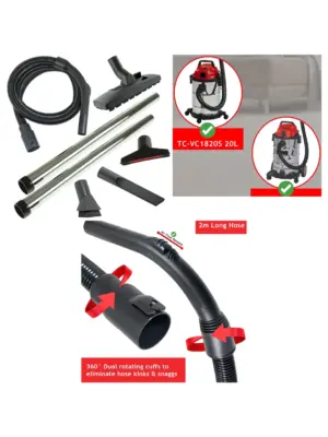 Einhell Vacuum Hose Kit for TC-VC1820S 20L & TC-VC1930SA 30L Wet/Dry