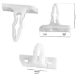Electriq Dryer Door Pin – Plastic Catch Latch for EIQFSTD7/EIQTD7B