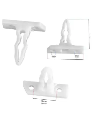 Electriq Dryer Door Pin – Plastic Catch Latch for EIQFSTD7/EIQTD7B