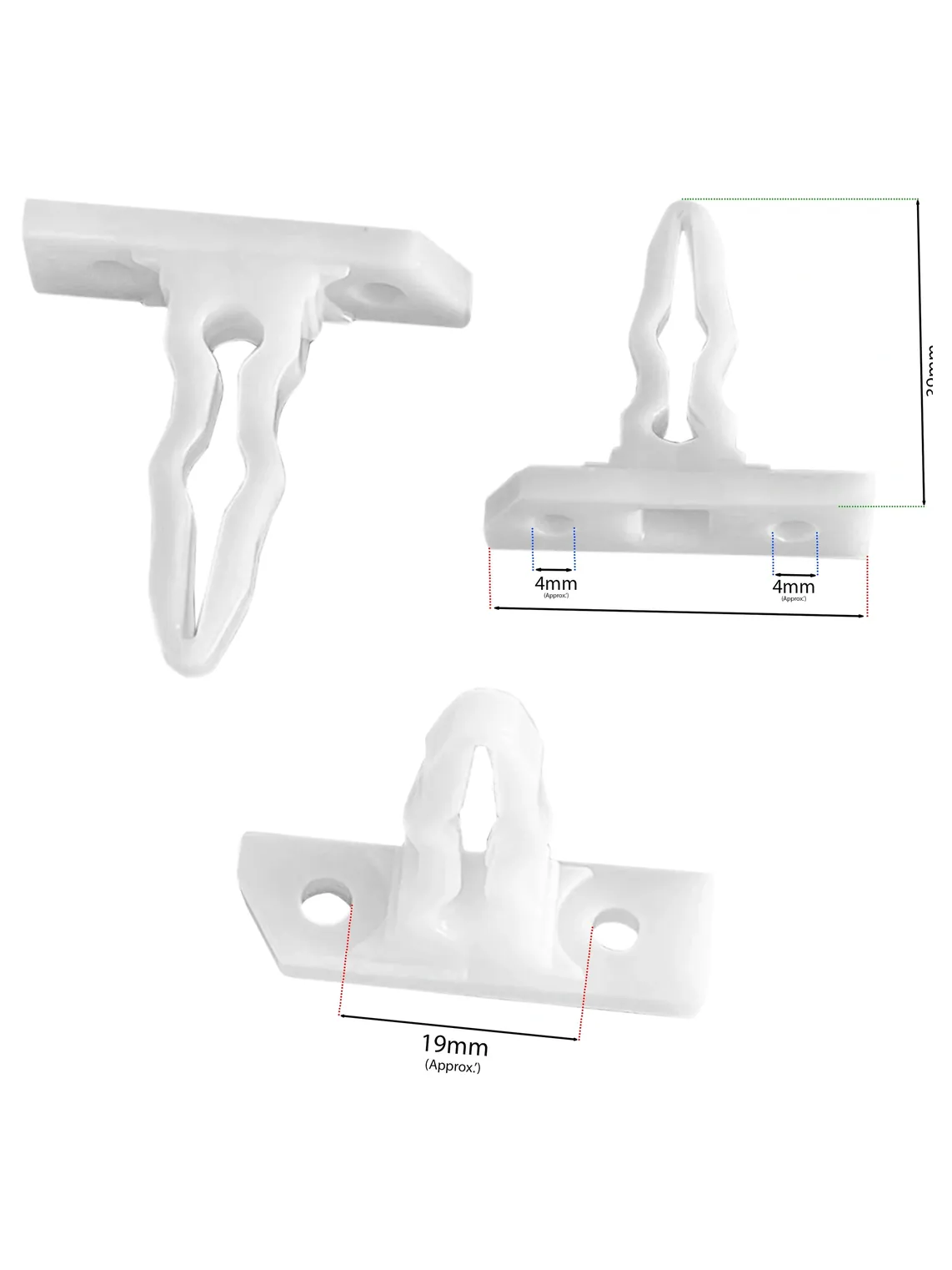 Electriq Dryer Door Pin – Plastic Catch Latch for EIQFSTD7/EIQTD7B