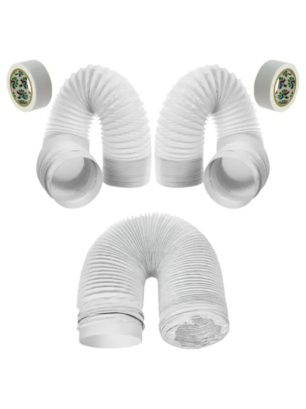 Electrolux AC PVC Hose Extension Kit - 3m, 5-Piece Duct Pipe Set